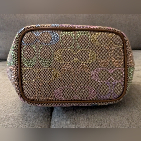 Coach Rainbow Crystal 16 KissLock Frame Clutch - Picture 5 of 6